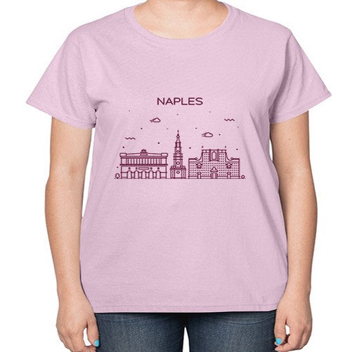Naples 1410# - cities-  Ladies T-Shirt