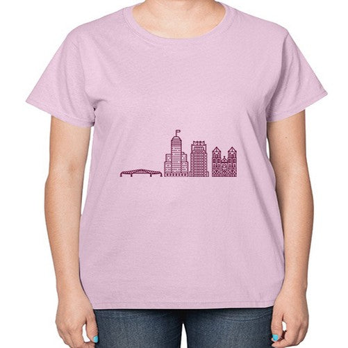 NewarkNJ 1485# - cities-  Ladies T-Shirt