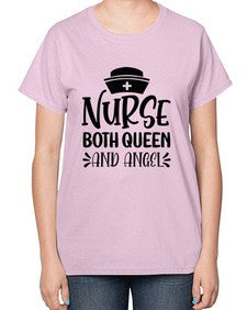 Nurse both queen and angel 1151# - nurse-  Ladies T-Shirt