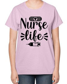 Nurse life 1164# - nurse-  Ladies T-Shirt