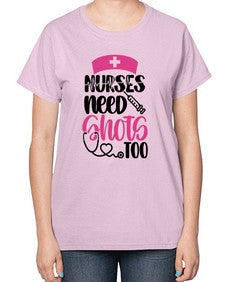 Nurses Need Shots Too Style Style 1252# - nurse-  Ladies T-Shirt