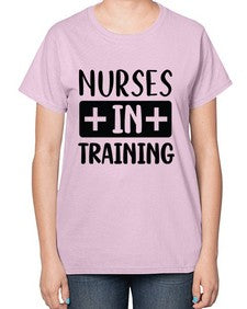 Nurses in training 1244# - nurse-  Ladies T-Shirt