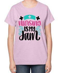 Nursing Is My Jam Style Style 1273# - nurse-  Ladies T-Shirt