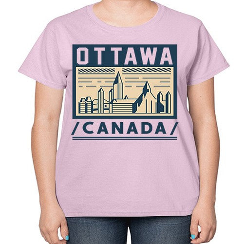 Ottawa 1557# - cities-  Ladies T-Shirt