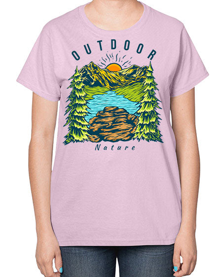 Outdoor Nature 17# - nature-  Ladies T-Shirt