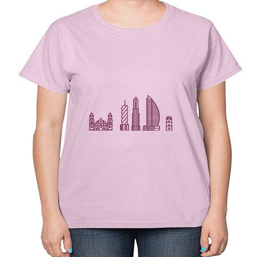 PanamaCity 1572# - cities-  Ladies T-Shirt
