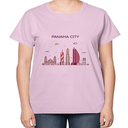 PanamaCity 1573# - cities-  Ladies T-Shirt