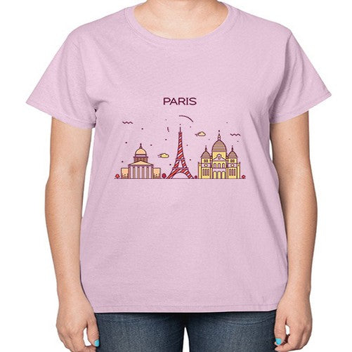 Paris 1580# - cities-  Ladies T-Shirt
