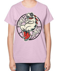 Pay the chills 201# - cartoon general-  Ladies T-Shirt