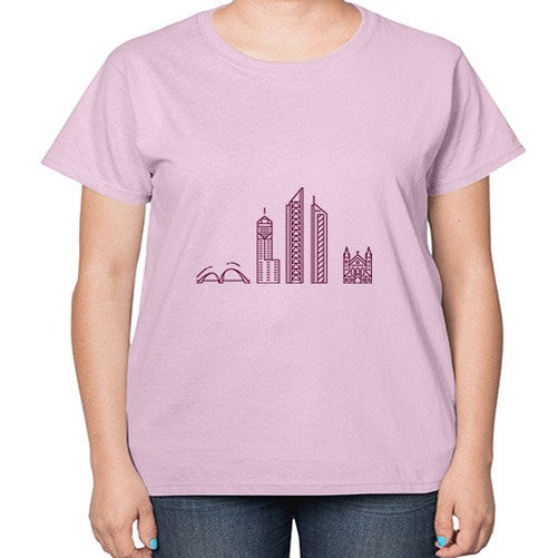 Perth 1596# - cities-  Ladies T-Shirt