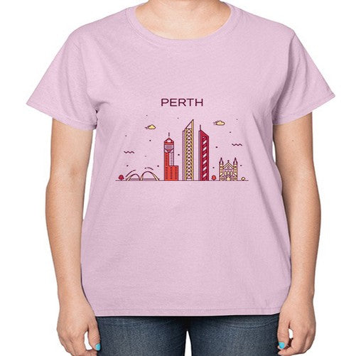 Perth 1598# - cities-  Ladies T-Shirt