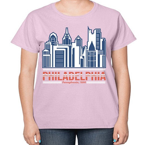 Philadelphia 1604# - cities-  Ladies T-Shirt