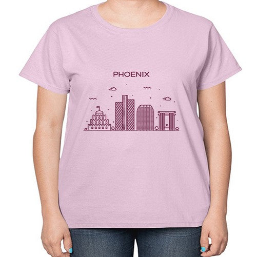 Phoenix 1612# - cities-  Ladies T-Shirt