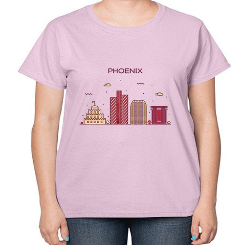 Phoenix 1614# - cities-  Ladies T-Shirt