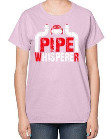 Pipe whisperer1317# - plumber-  Ladies T-Shirt