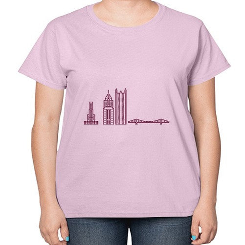 Pittsburgh 1625# - cities-  Ladies T-Shirt