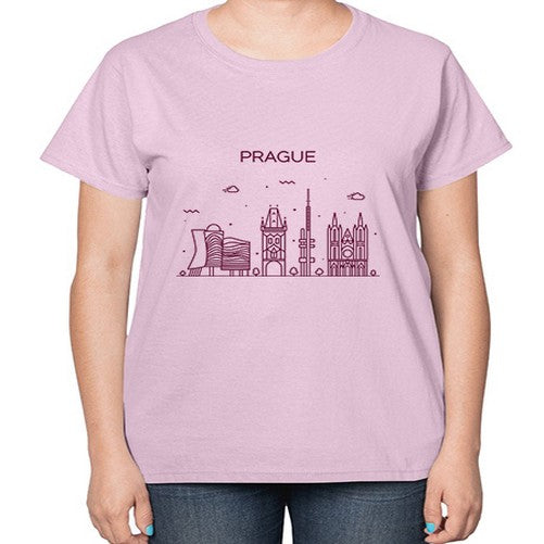 Prague 1686# - cities-  Ladies T-Shirt
