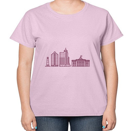 Raleigh 1709# - cities-  Ladies T-Shirt