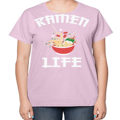 Ramen Noodle Anime Ramen Life 281# - anime-  Ladies T-Shirt
