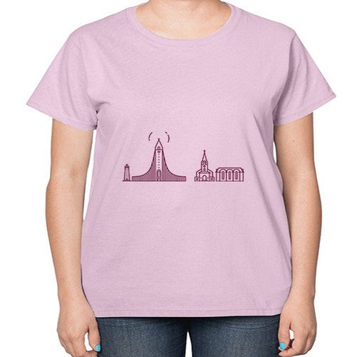 Reykjavik 1717# - cities-  Ladies T-Shirt