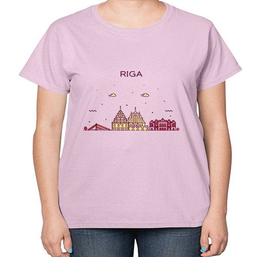 Riga 1729# - cities-  Ladies T-Shirt
