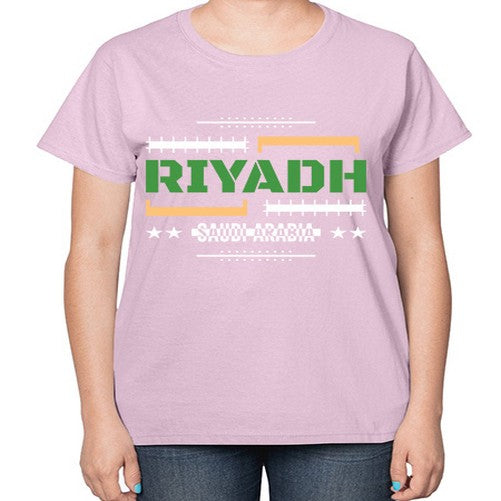 Riyadh 1741# - cities-  Ladies T-Shirt