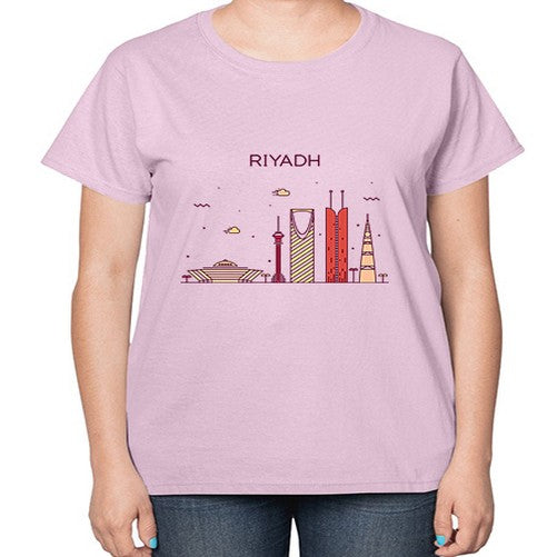 Riyadh 1742# - cities-  Ladies T-Shirt