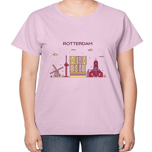 Rotterdam 1754# - cities-  Ladies T-Shirt