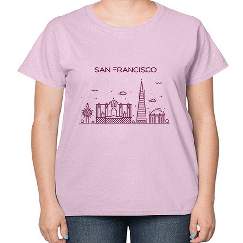 SanFrancisco 1788# - cities-  Ladies T-Shirt