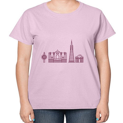 SanFrancisco 1789# - cities-  Ladies T-Shirt
