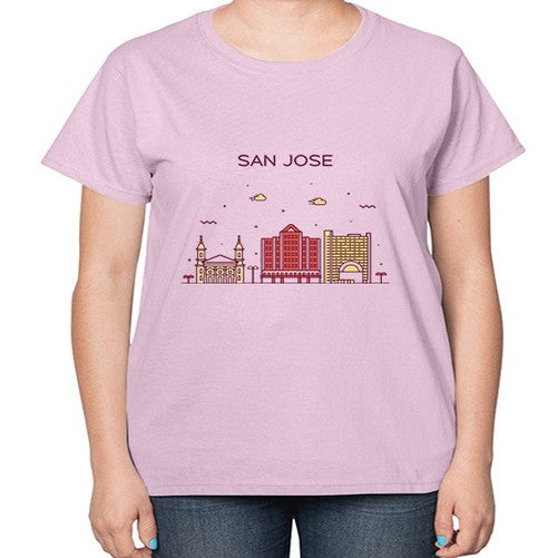 SanJoseCL 1793# - cities-  Ladies T-Shirt