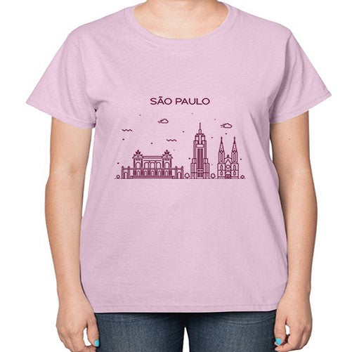 SaoPaulo 1800# - cities-  Ladies T-Shirt