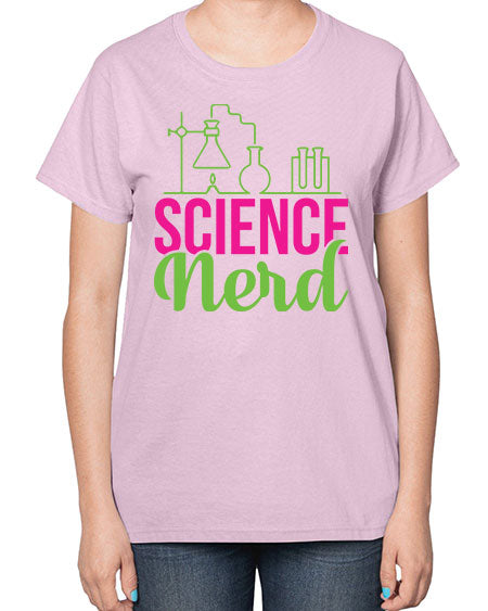 Science Nerd 60# - general science-  Ladies T-Shirt