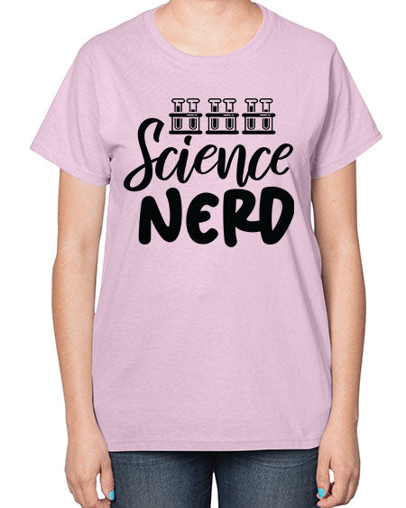 Science Nerd 64# - general science-  Ladies T-Shirt