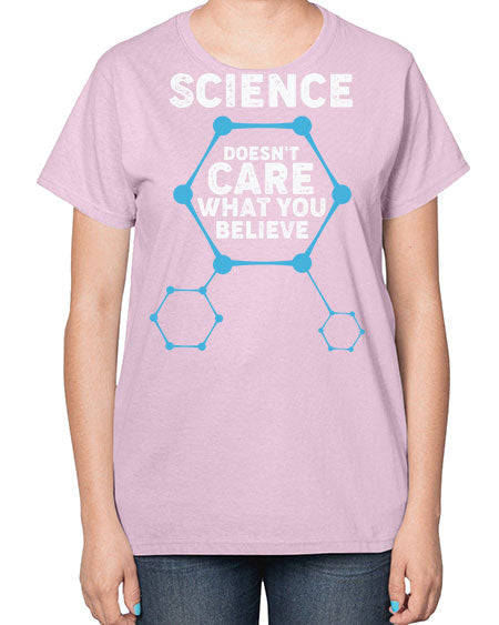 ScienceDoesntCareWhatYouScientistSkinite Scientist Skinite 51# - general science-  Ladies T-Shirt