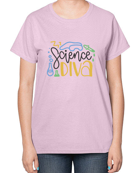 Sciencediva 43# - general science-  Ladies T-Shirt