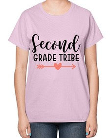 Second Grade Tribe 837# - second grade-  Ladies T-Shirt