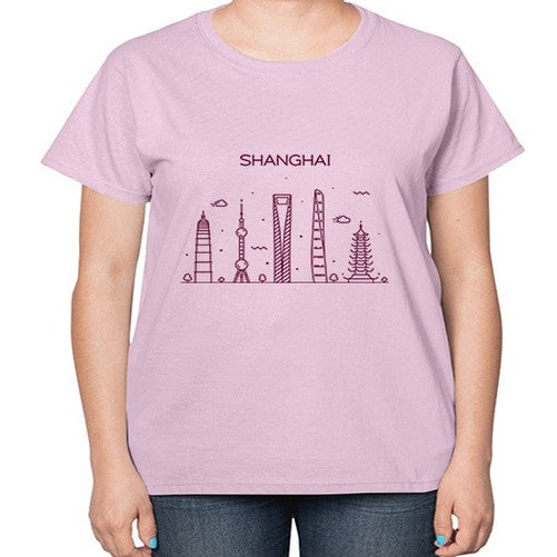 Shanghai 1824# - cities-  Ladies T-Shirt