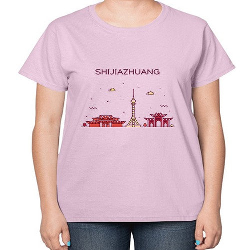 Shijiazhuang 1837# - cities-  Ladies T-Shirt