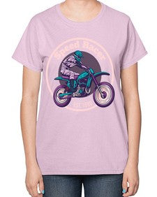 Speed racer 63# - motorcycle-  Ladies T-Shirt
