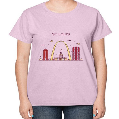 StLouis 1886# - cities-  Ladies T-Shirt