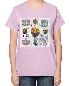 Straight Leo 473# - leo-  Ladies T-Shirt