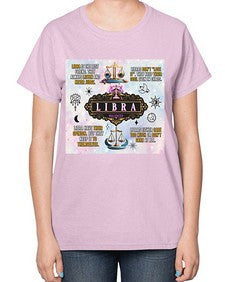 Straight Libra 474# - libra-  Ladies T-Shirt