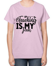 Teaching Is My Jam 1481# - teacher-  Ladies T-Shirt