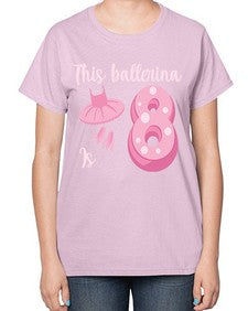 Th birthday ballet dancer ballerina 46# - ballet-  Ladies T-Shirt