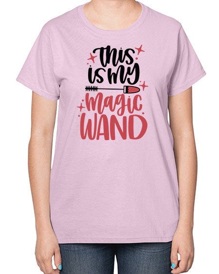 This Is My Magic Wand Style 12# -makeup  Ladies T-Shirt