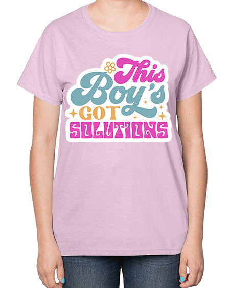 This boys got solutions 19# - general science-  Ladies T-Shirt
