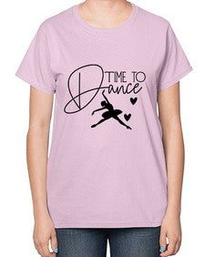 Time to dance 200# - ballet-  Ladies T-Shirt