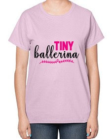 Tiny ballerina 202# - ballet-  Ladies T-Shirt