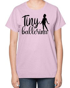 Tiny ballerina 205# - ballet-  Ladies T-Shirt